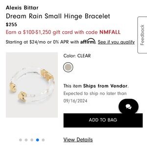Alexis bittar braclete